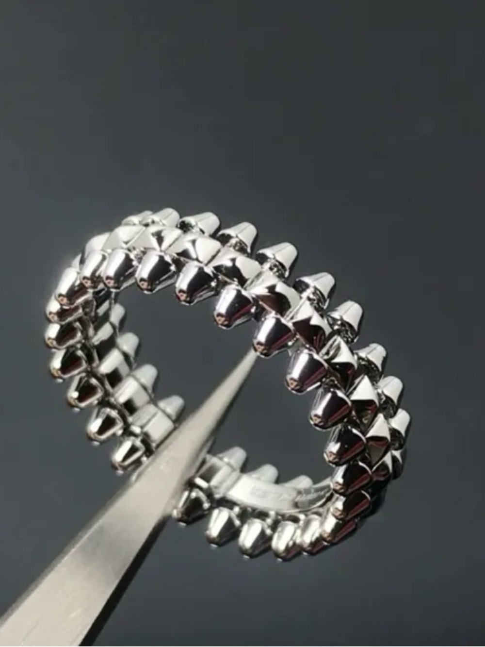 Edgy spiked Ring - Women's Fashion Jewelry